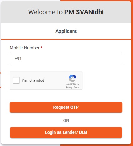 pm svanidhi yojana 2021 online application form