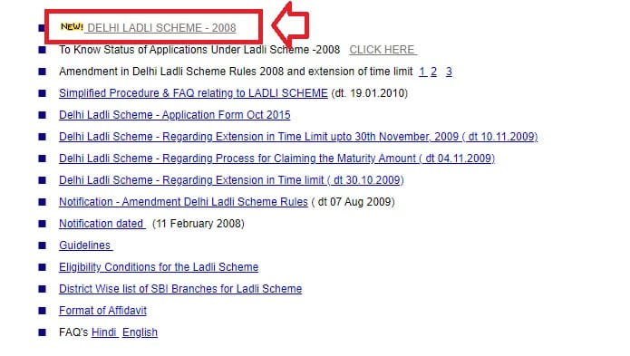 delhi ladli scheme
