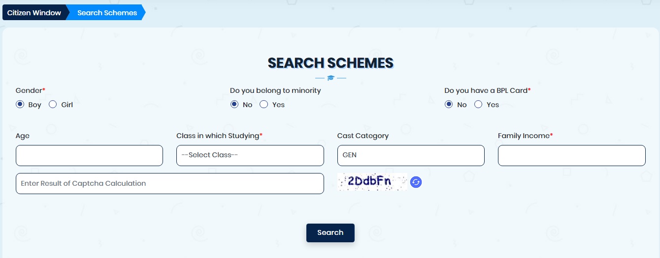 search scheme