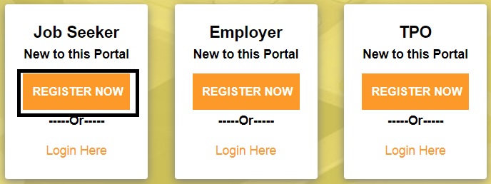 Job Seeker New to this Portal – Register Here
