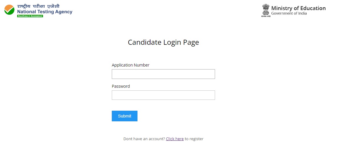 candidate login
