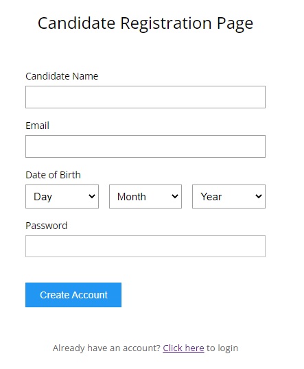 candidate registration