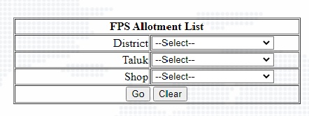 FPS Allotment List