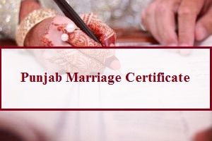 punjab marriage certificate registration