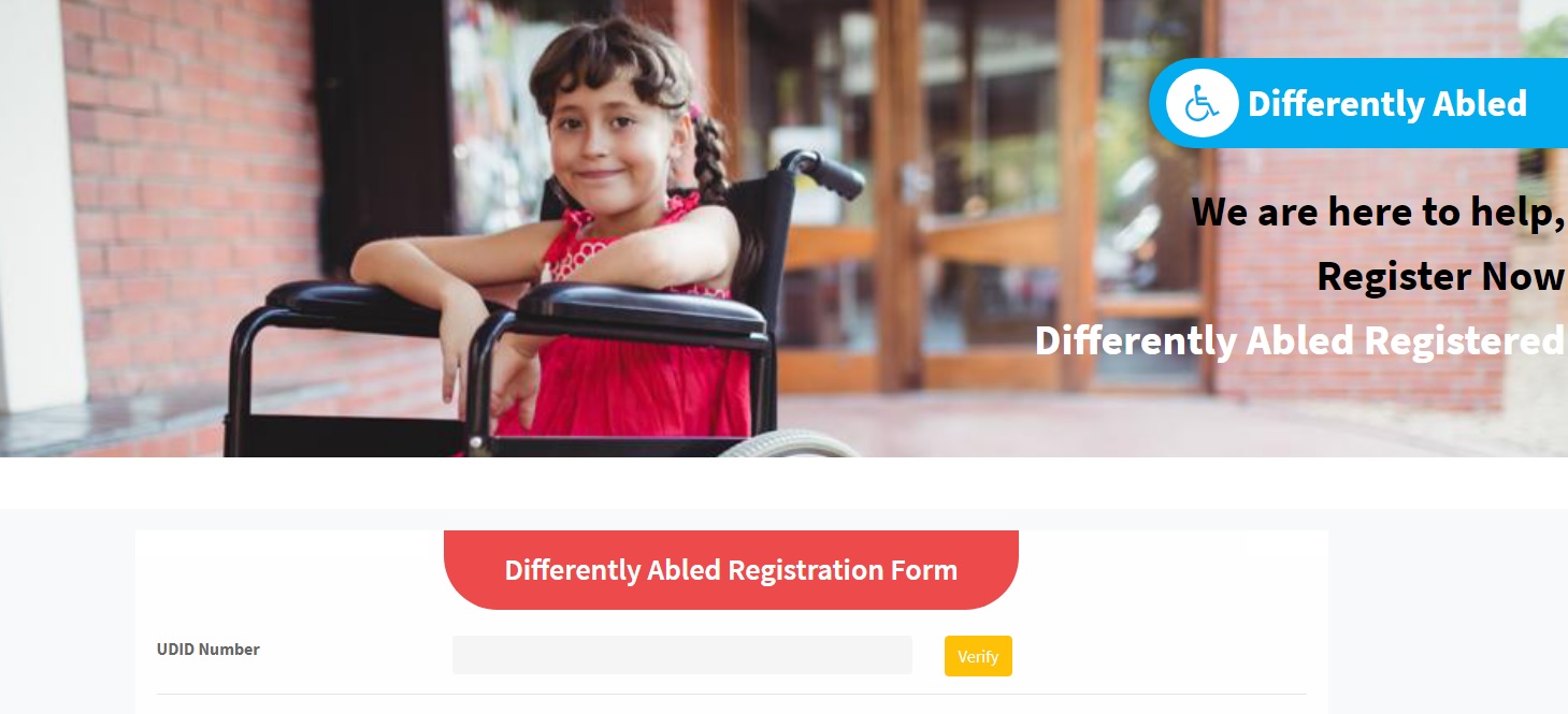 Differently Abled Registration Form